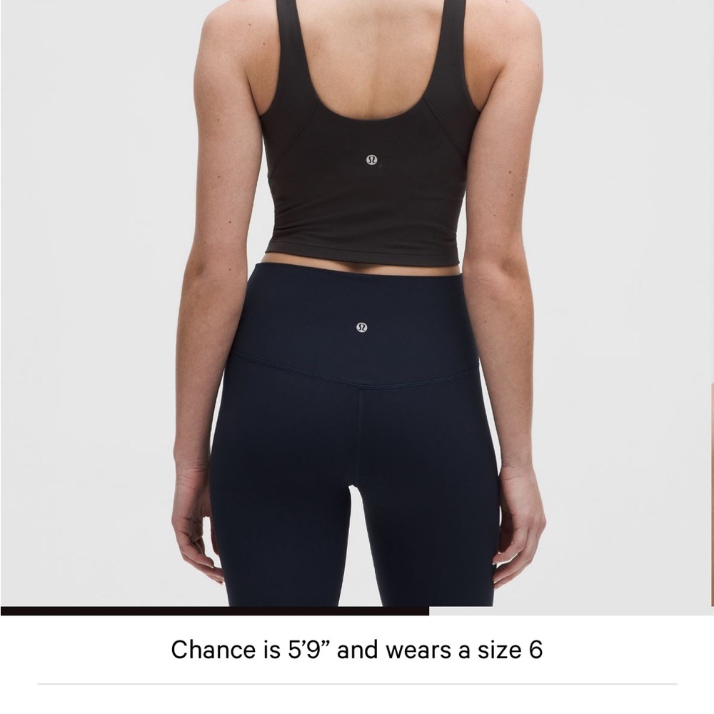 lululemon athletica Black Tank Top size 0